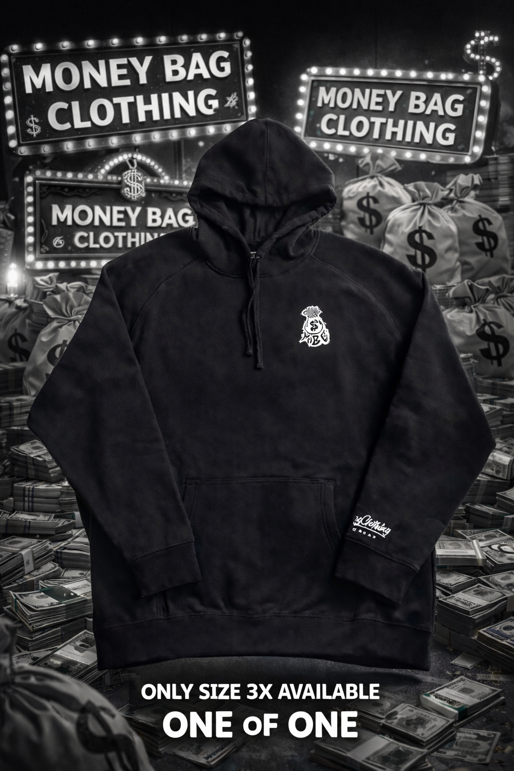 Money Bag Simple Logo Hoodie