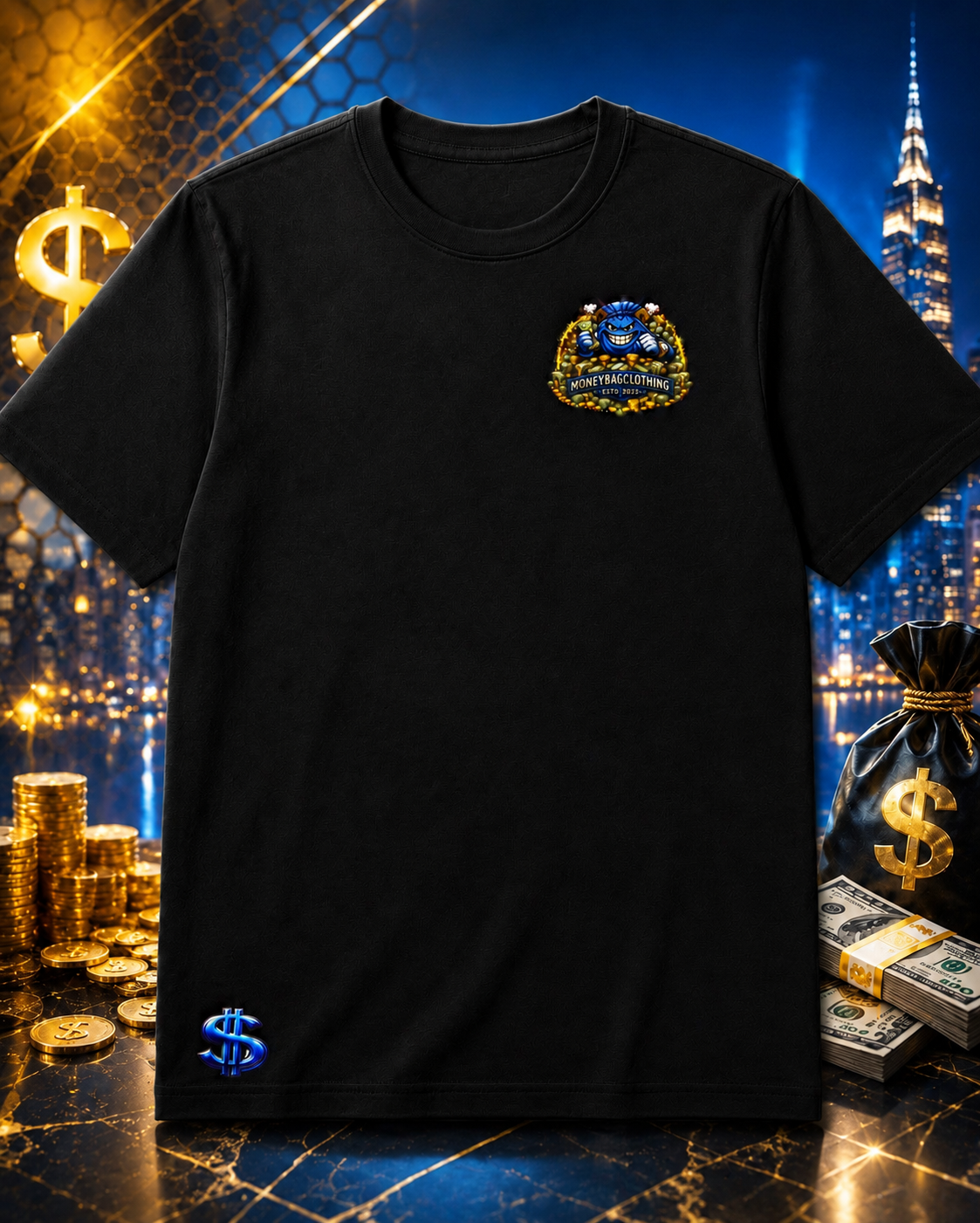 Money Bag Rich Logo Tee
