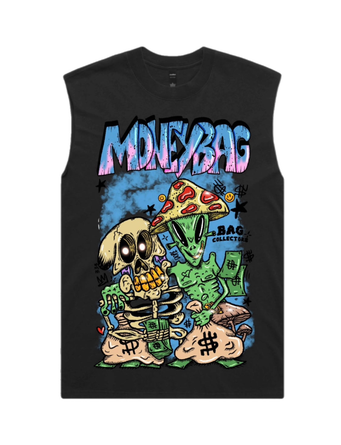 Money Bag Graphic Tank Top